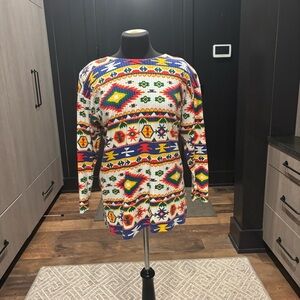 Vintage Carolina Colours Southwest Print Tunic – Size Small